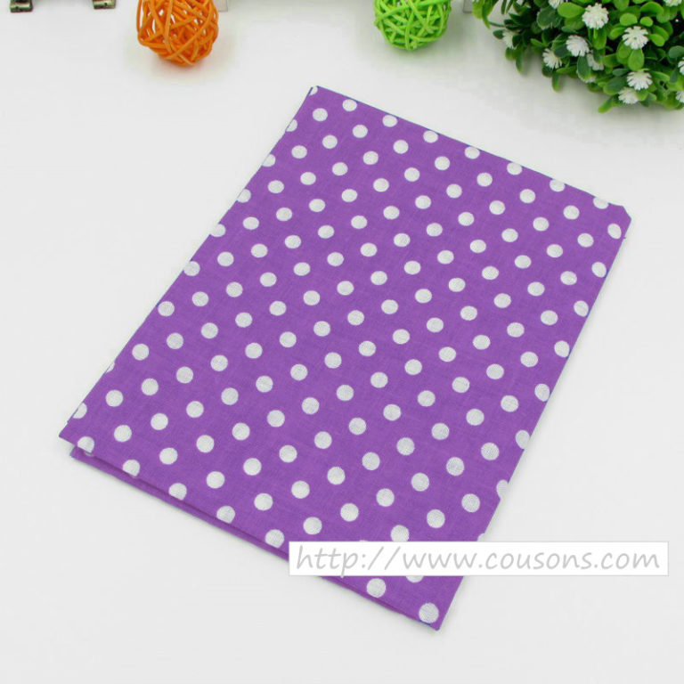 Ensemble De Couette Queen Cynthia Rowley – Violet à Pois Blancs – 3 Pièces