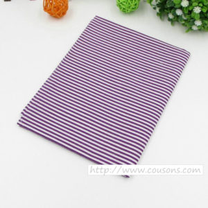 04 - tissu violet - collection Lavande - Rayures violettes