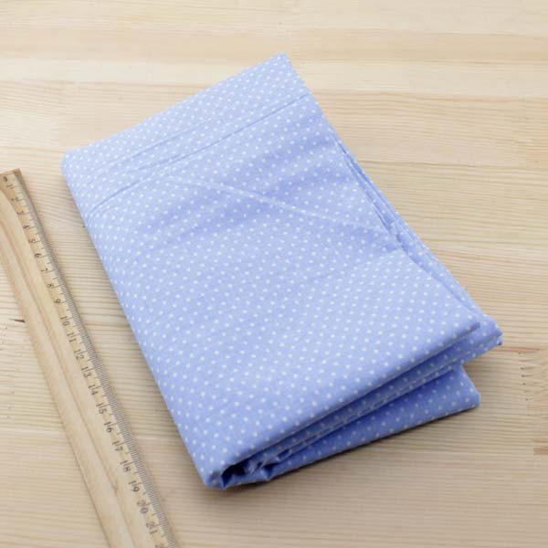 Lot De 7 Coupons Tissu Bleu - Chutes De Découpe Comme Neuf, Idéal Patchwork Et Créations
